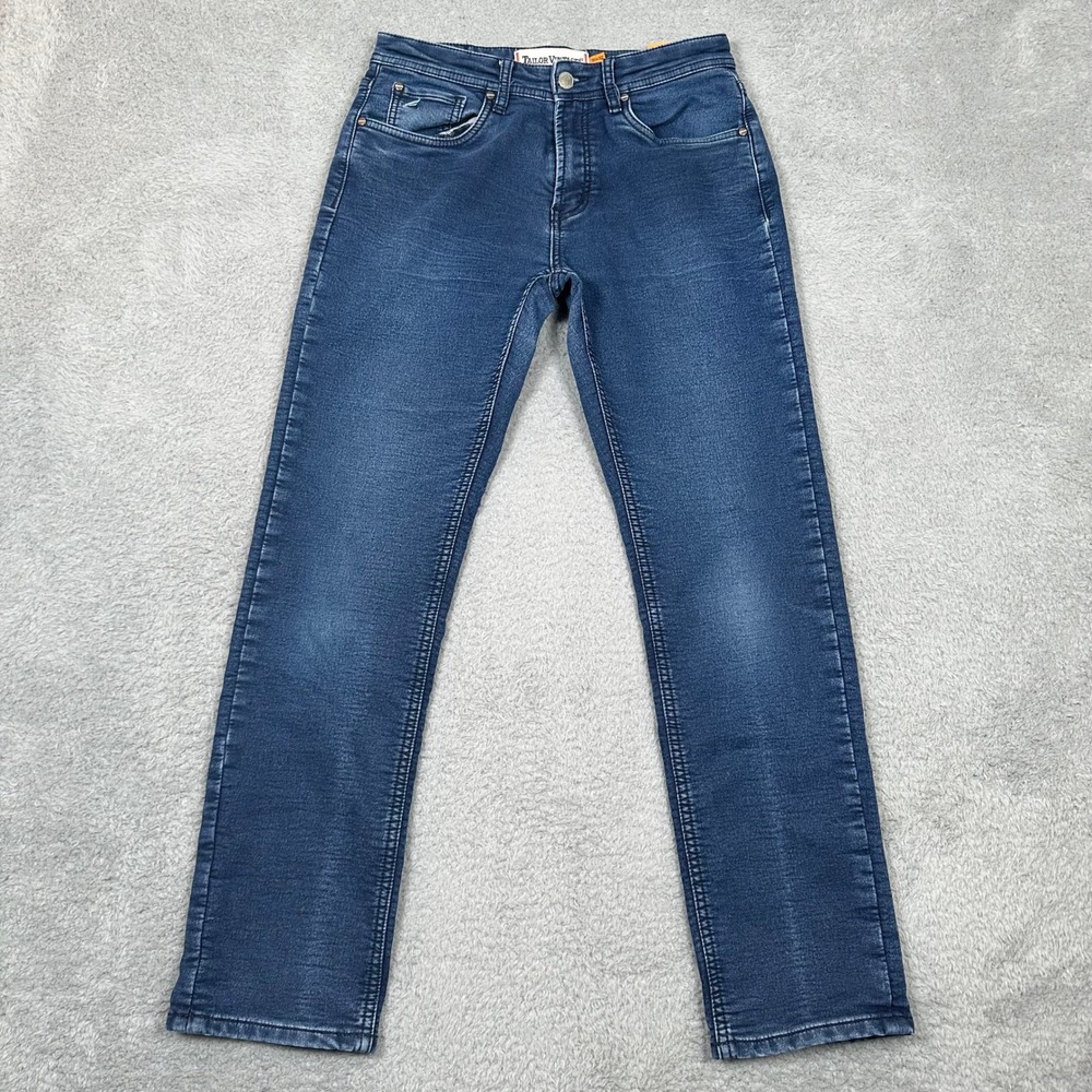 Tailor Vintage Westport‎ Straight Fit Mens Jeans 30x32 Blue Stretch Denim